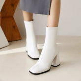 Boots Comfortable Thick High Heels Autumn Winter-BS00965-Veeddydropshipping